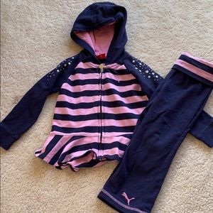 Girls 3t Puma matching set